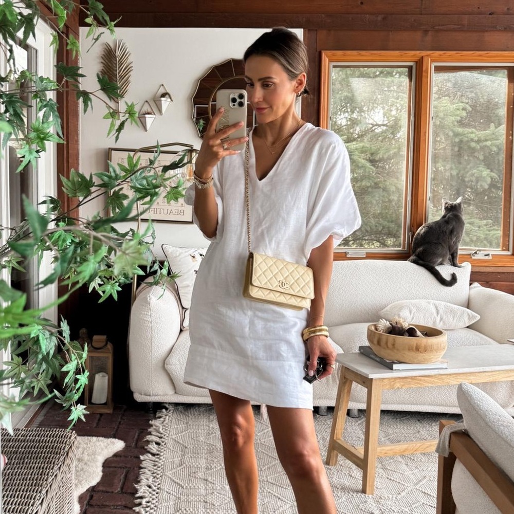 Banana Republic white dress